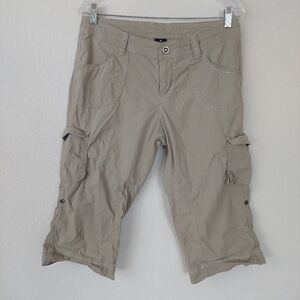 KUHL Kontra Cargo Hiking Capri Convertible Short Size 10